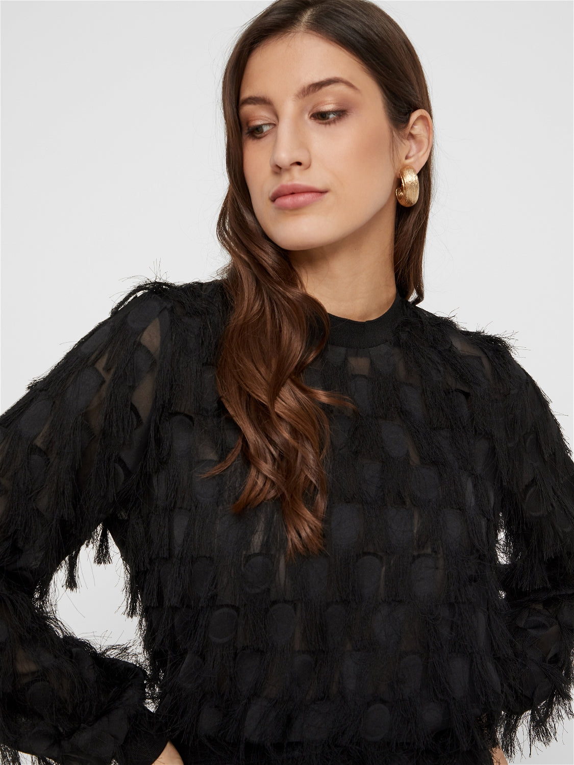 YASDIO T-Shirts & Tops - Black